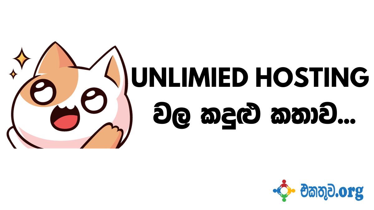 Unlimited Web Hosting වල කදුළු කථාව 🙄